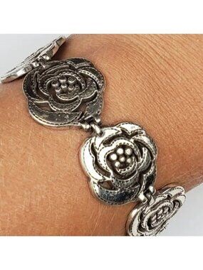 Brighton Rose Flower Link Bracelet  Stunning NWoutlet tag